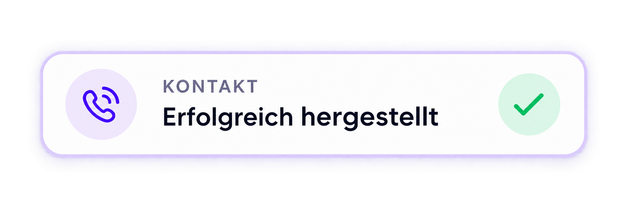 Meridius Statusschritt: Kontakt